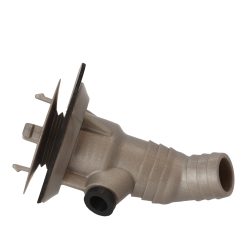 Slangadapter, utlopp, "Pancake" Ø32-33mm, slangkoppling Ø18/22mm