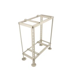 Markstativ, "GS430 Duo", H100cm, vit, pulverlackerad, markstativ
