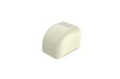 Kanalavslutning, "TC100", 98 x 73mm, "Excellens Top Line", elfenbensvit, 3-pack