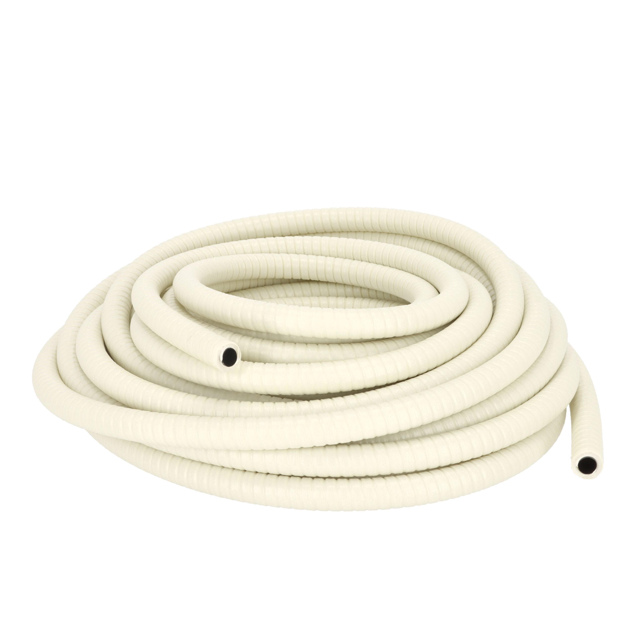 Kondensvattenslang, isolerad, Ø26mm utvändigt, Ø14mm invändigt, vit, 20m