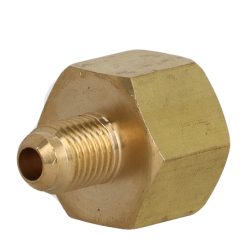 Reduktion, 1/2" F till 1/4" M, SAE övergång, invändig till utvändig flare