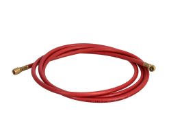 Fyllslang, 300cm, RÖD, 1/4" x 5/16" gummipackning, för R410A/R32