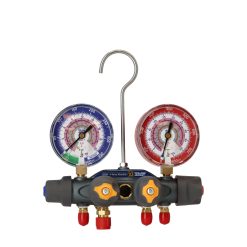 Manometerställ, "TITAN 49966", 4-vägs analog manometer, R410A/R32