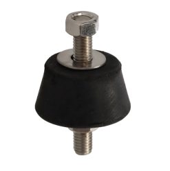 Vibrationsdämpare, 38 x 22mm, rostfri konisk, 4st, "SS304"