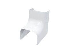 Böj invändig, "CAI75", 75 x 56mm, kanal, "Optima T", vit, 5-pack