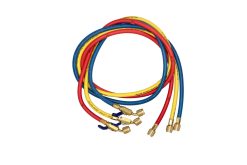 Fyllslangset, 150cm, med kran, "Plus II" YRB 1/4" x 1/4", 3-pack