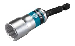 Bits, hylsa, 15 x 80mm, 1/4", "Impact Premier E-03501", med magnet