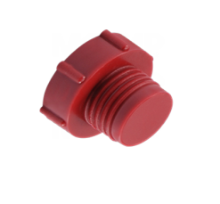 Plugg, gängad, 1/4" M, SAE plast