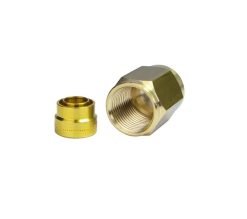 Mutter, 1/4", flänsfri flarefri koppling