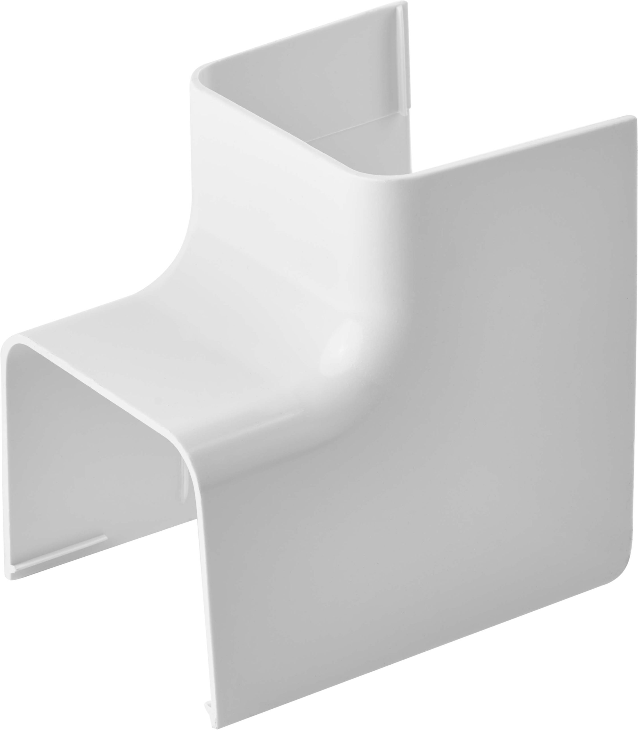 Invändig böj, kanal, 80 x 60 mm, vit, för Invändig böj, kanal, 80 x 60 mm, vit, för