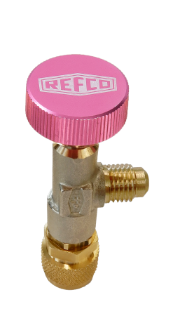 Ventilöppnare med ratt, 5/16" F x 1/4" M, schrader-ventilöppnare