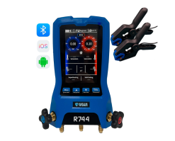Digital Manifold, "X-MAN" R-744, i koffert m/temperaturklemmer