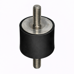 Vibrasjonsdemper, "A30/25RF", sylindrisk, 40 x 30mm, rustfri A2 AISI304, sett/4pk