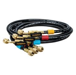 Fylleslangesett, "HR3B" 150cm, med kran, 1/4? x 1/4?, 3pk