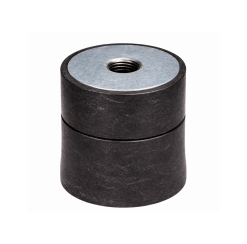 Vibrasjonsdemper, "C30/30-M8X8", sylindrisk, 30 x 30mm, 14mm bolt, Zi/Ni-legering, sett/4pk