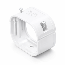 Adapter, fleksibel overgang, 77 x 60mm, «Inaba Denko», hvit