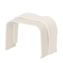 Väggmuff flexi, kanal, 80 x 60 mm, vit, till "EURO" och "Clippy"